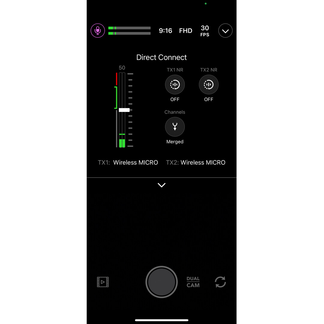 RØDE Capture Direct Connect feature